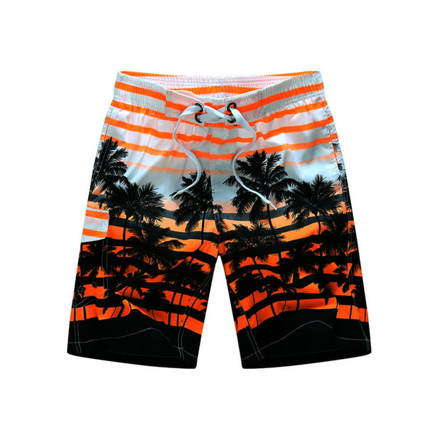 He Raises Sunflower Pattern Swim Trunks Quick Dry Beach Board Shorts Men Pants Household Shorts 
